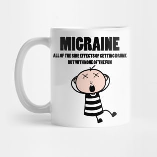 Migraine Awareness Tshirt Crying Suffering Migraines Suck Mug